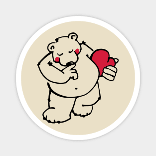 Bear in Love Magnet